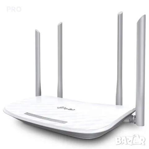 Безжичен рутер TP-Link Archer C50 AC1200, 2.4/5 GHz, 300 - 867 Mbps, 10/100, снимка 4 - Рутери - 49234791