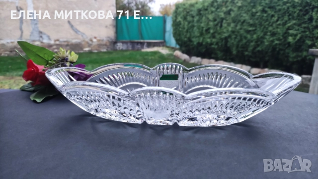 Полска кристална гондола от сер.Ирена, снимка 2 - Чинии - 51240889