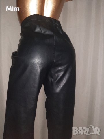 L/XL Черен кожен клин , снимка 2 - Клинове - 38517532