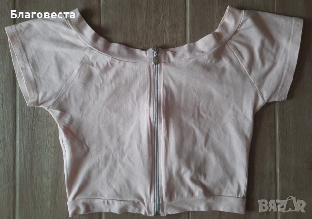 Комплект пола и топ в розов цвят , снимка 2 - Комплекти - 52201345