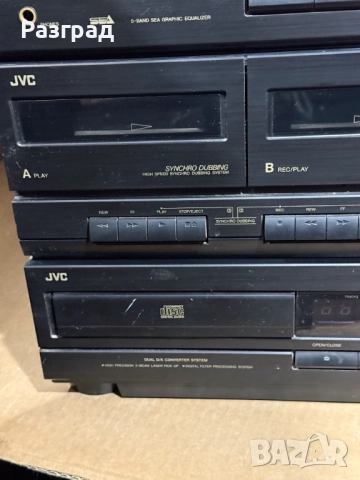 Стерео  уредба JVC CA-E21BK, снимка 4 - Аудиосистеми - 52650649