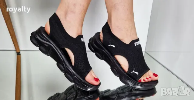 Puma черни дамски сандали , снимка 12 - Сандали - 50394282