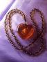 Гердан с кехлибар Сърце, снимка 7