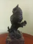 Бронзова фигура бухала. , снимка 3