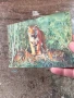Стерео картичка с тигри - японска , снимка 2