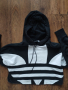 adidas Large Logo Cropped Hoodie - страхотно дамско горнище р-р S, снимка 5