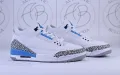 Nike Air Jordan Retro 3 White Cement, University Blue Мъжки Дамски Маратонки, снимка 7