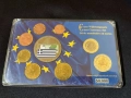 Гърция 2004-2009 - Евро сет - комплектна серия от 1 цент до 2 евро + възпоменателен медал, снимка 2