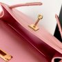 Hermes Kelly Mini Pink, снимка 7