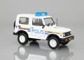 Suzuki Samurai Полиция Малайзия 1969 - мащаб 1:43 на DeAgostini моделът е нов в блистер, снимка 1