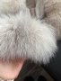 Палто с естествен косъм от полярна лисица 2в1, снимка 6
