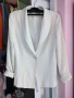 Бяло сако размер М, снимка 2