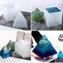 3D куб кутия квадрат за Пирамида Оргонит молд форма калъп пластмасова смола за и бижута глина, снимка 3