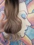👑 💗Ново ! Луксозна Дълга Къдрава Опашка за Коса в Цвят Омбре КОД С871, снимка 5