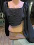 Дамски топ с ръкав буфан, снимка 1 - Блузи с дълъг ръкав и пуловери - 43211414