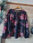 Блуза на цветя , снимка 1 - Блузи с дълъг ръкав и пуловери - 43376715