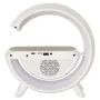 Smart лампа с безжично зарядно за телефон с Bluetooth колонка и будилник, снимка 4