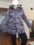 Зимно яке топло промазано срещу вятър с качулка дълго XXL, снимка 3