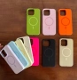 Калъф Liquid Silica MagSafe за iPhone 17 6.3 / Оранжев / + Протектор Баркод : 3133499, снимка 3
