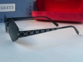 Дамски слънчеви очила Gucci ромб 3 цвята черни сребърни златни , снимка 15