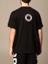 BURBERRY Black Archway Embroidered Circle Logo Мъжка Тениска size S и M, снимка 4