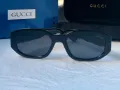 GUCCI с лого 1:1 дамски слънчеви очила елипса 2 цвята овални кръглин, снимка 10