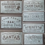 Шаблони стенсил Коледни Farmhouse Rustic стил различни видове скрапбук декупаж декорация, снимка 1