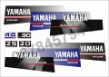 Ямаха Yamaha извънбордов двигател стикери надписи лодка яхта, снимка 5