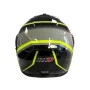 Mодуларна каска за мотор черно/неон, снимка 4