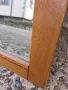 голямо фасетирано огледало с масивна дъбова рамка, снимка 4
