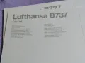 Картички самолети на Луфтханза нови винтидж 150х105мм В 737-В 727-А 380, снимка 13