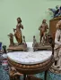 Чифт стари прекрасни антикварни френски бронзови фигури статуетки , снимка 1