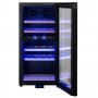Двузонов хладилник за вино 24 бутилки / 60 литра AD 8080, снимка 7