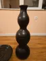 Ваза и поднос черен цвят, снимка 5