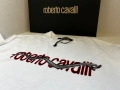 Оригинална Roberto Cavalli Бяла Тениска Snake Logo – Размер L , снимка 8