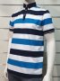 Нова мъжка моряшка блуза тип Lacoste, райе, копчета, пике, снимка 15