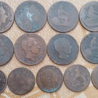 Лот 13 старинни Испански монети, снимка 2 - Нумизматика и бонистика - 39370912