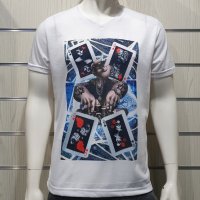 Нова мъжка тениска с трансферен печат Попай моряка, Покер, снимка 6 - Тениски - 34668170