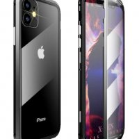 360 магнитен кейс с Gorilla glass за iPhone 11 Pro, 11 Pro Max, снимка 3 - Калъфи, кейсове - 32720582