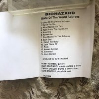 Рядка касетка! Biohazard - State of the World Address с разгъваща се обложка, снимка 3 - Аудио касети - 28442740