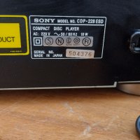 Sony CDP-228ESD CD player, снимка 9 - Ресийвъри, усилватели, смесителни пултове - 40567764