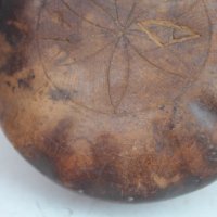 Овчарска дървена чаша, снимка 7 - Антикварни и старинни предмети - 37575413
