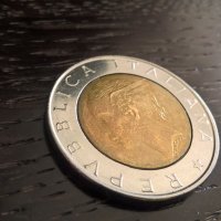 Монета - Италия - 500 лири | 1998г., снимка 2 - Нумизматика и бонистика - 32406417