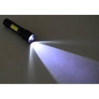 Супер мощно ЛЕД фенерче 3в1 с ФОКУС, акумулаторна 14500mAh батери, снимка 4 - Лед осветление - 26781725