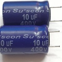 кондензатор  10μ/400V, снимка 1 - Части и Платки - 28567120