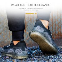 Работни обувки с метално бомбе - уникално леки от дишащ материал (Модел 235), снимка 5 - Други - 33620229