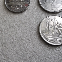Канада. 1,5, 10, 25 цента  и 1 долар . 12 бр. различни до една монети., снимка 12 - Нумизматика и бонистика - 44857080