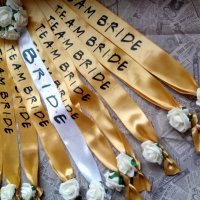 Сатенени ленти за моминско парти, аксесоари , снимка 7 - Подаръци за сватба - 29870473