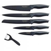 Промо! Комплект ножове 5бр с керамична белачка Royalty Line, снимка 3 - Прибори за хранене, готвене и сервиране - 28398691