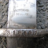 Щик нож кама Шмидт Рубин-1889г, снимка 7 - Антикварни и старинни предмети - 28406853